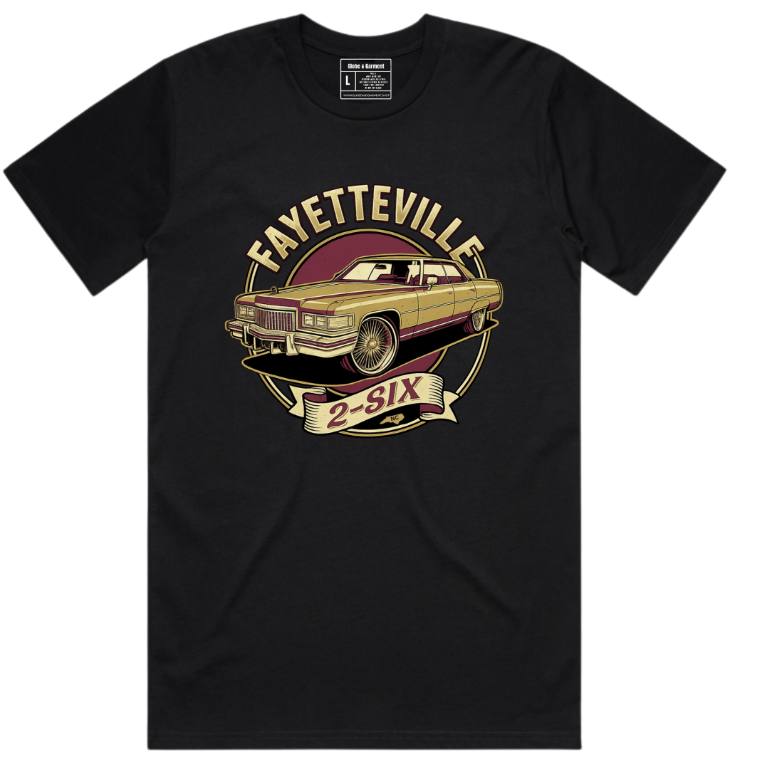 2-SIX Fayetteville Classic Car T-Shirt