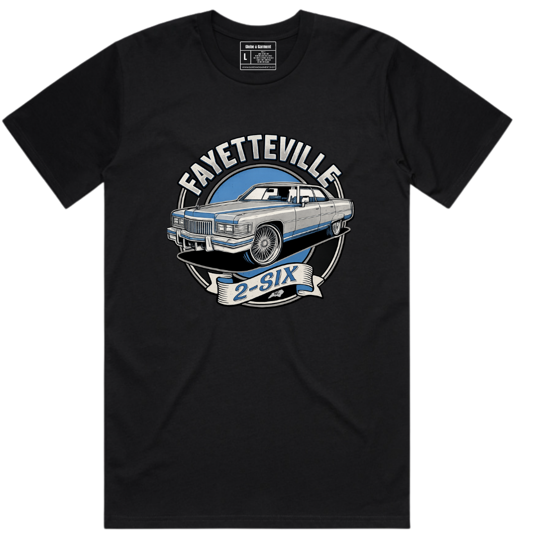 2-SIX Fayetteville Classic Car T-Shirt