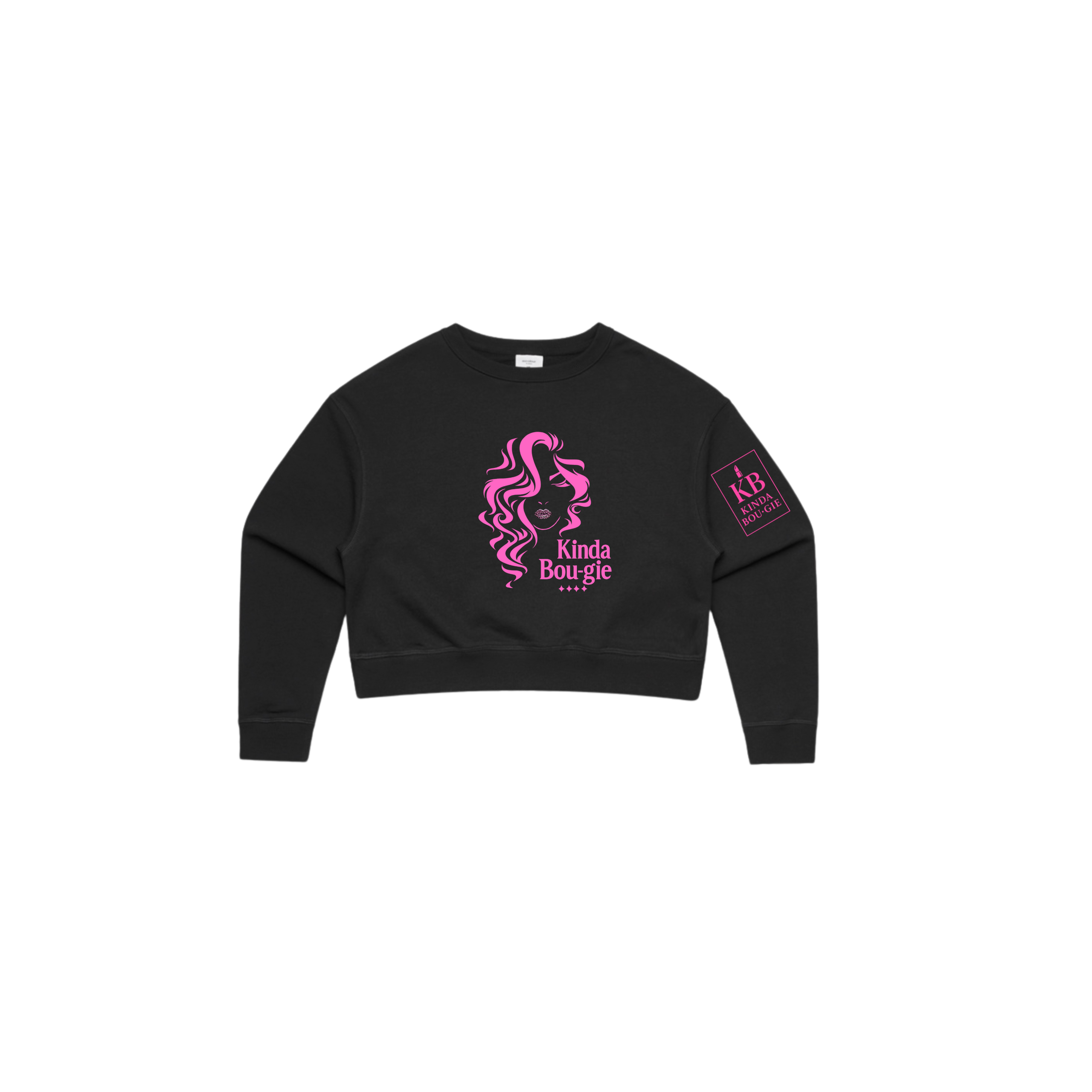 KINDA BOU·GIE Cropped Crewneck – Signature Edition