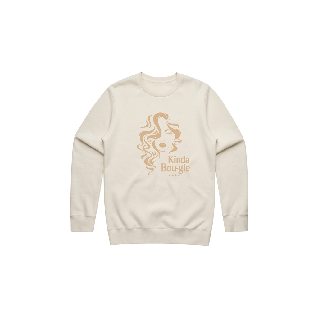 KINDA BOU-GIE City Luxe Relax Crewneck-WOMEN'S