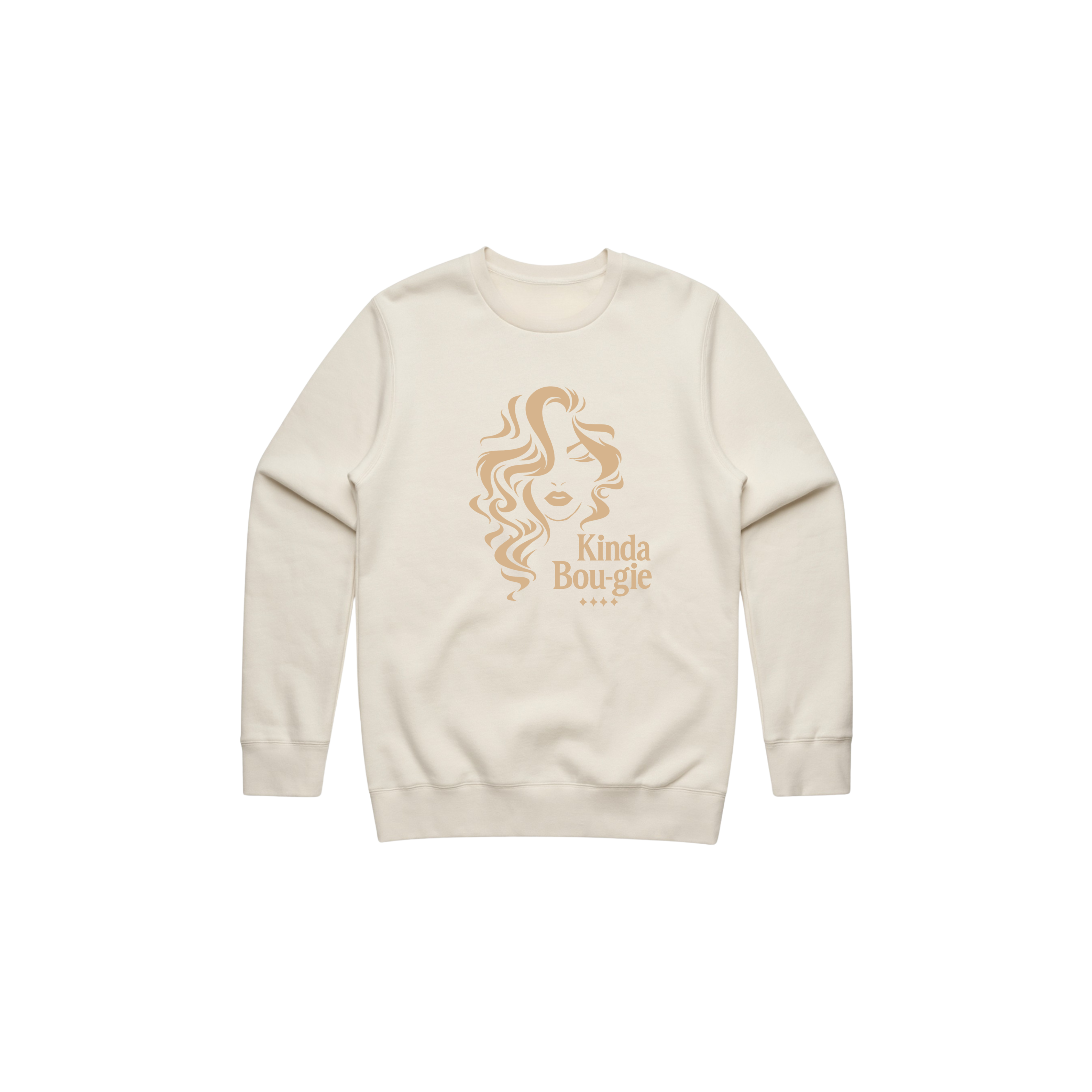 KINDA BOU-GIE City Luxe Relax Crewneck-WOMEN'S