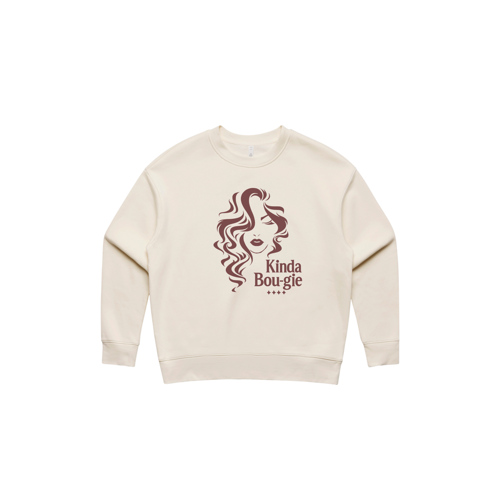 KINDA BOU-GIE City Luxe Relax Crewneck-WOMEN'S