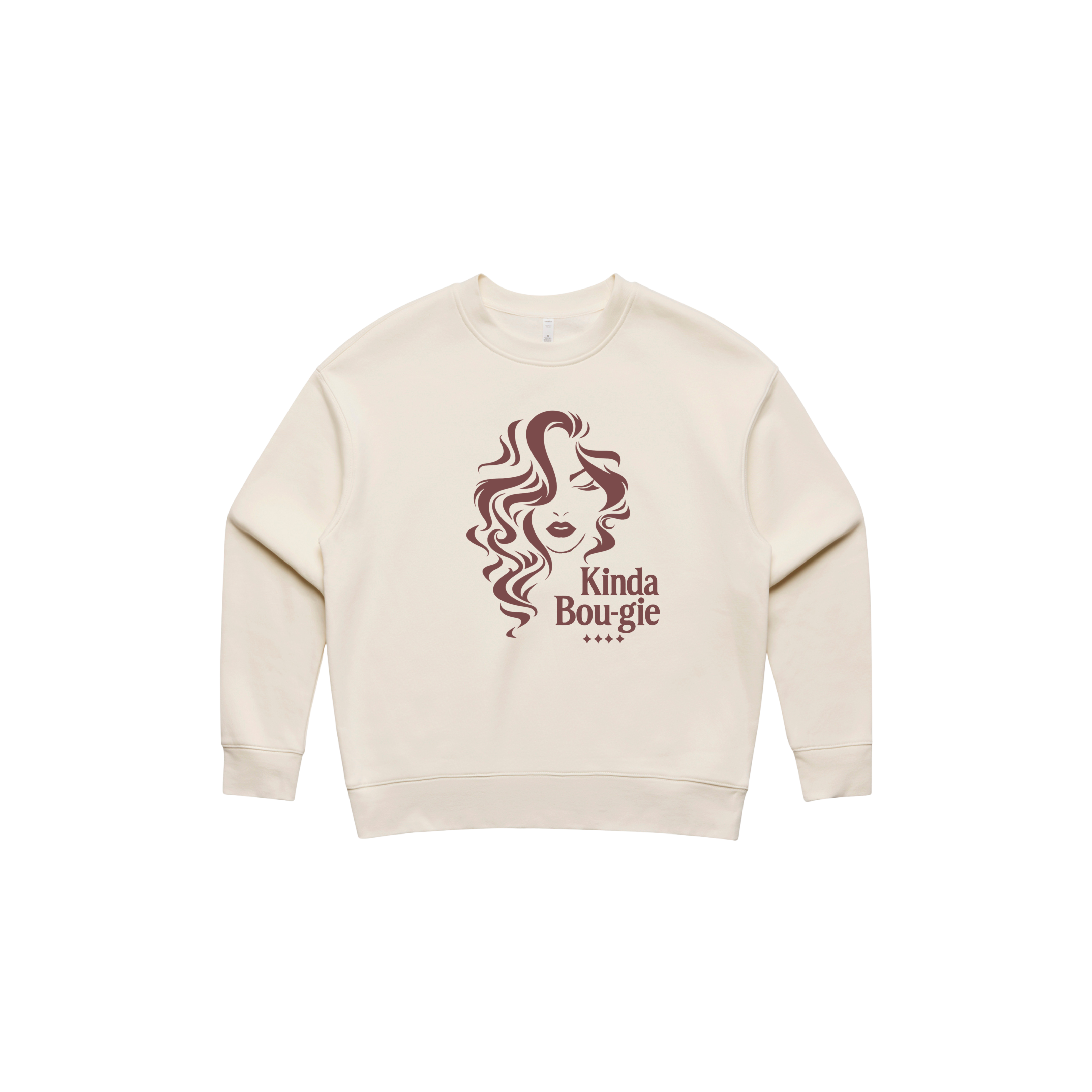 KINDA BOU-GIE City Luxe Relax Crewneck-WOMEN'S