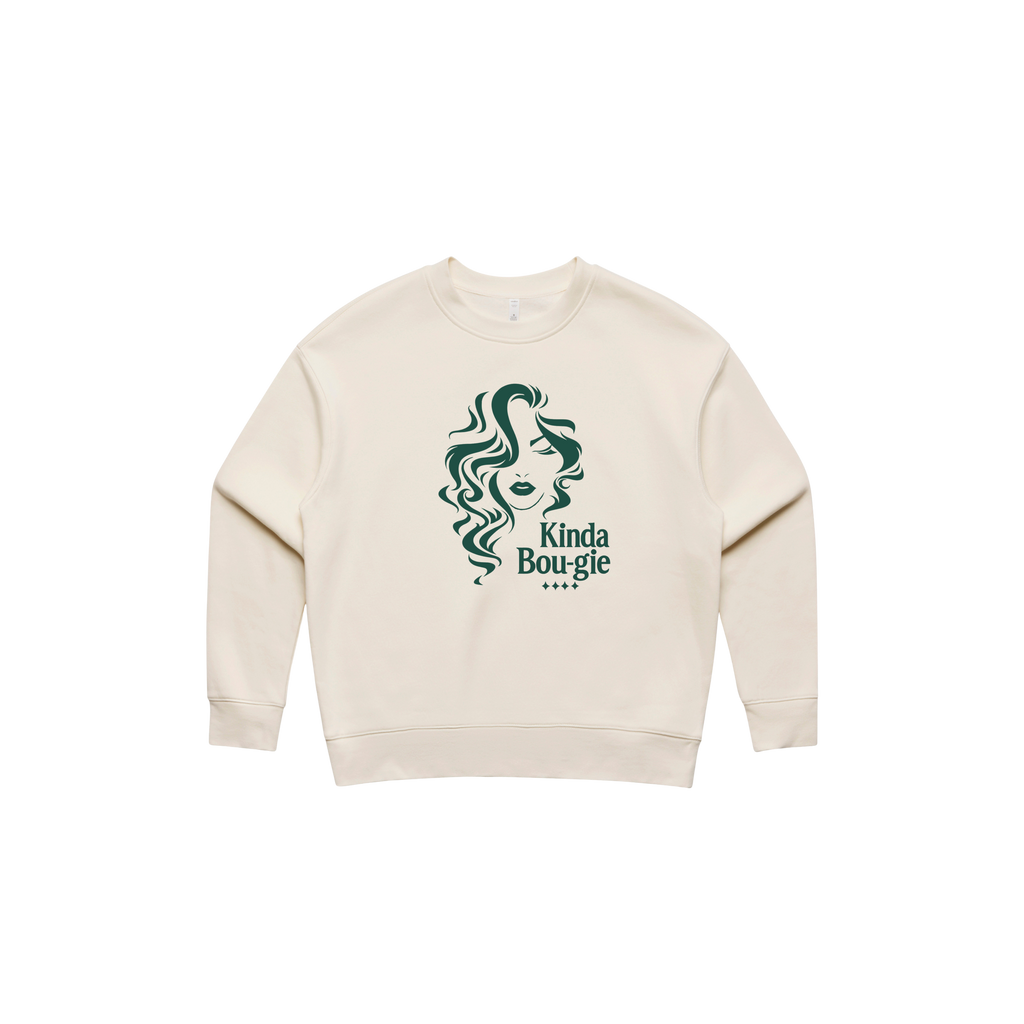 KINDA BOU-GIE City Luxe Relax Crewneck-WOMEN'S