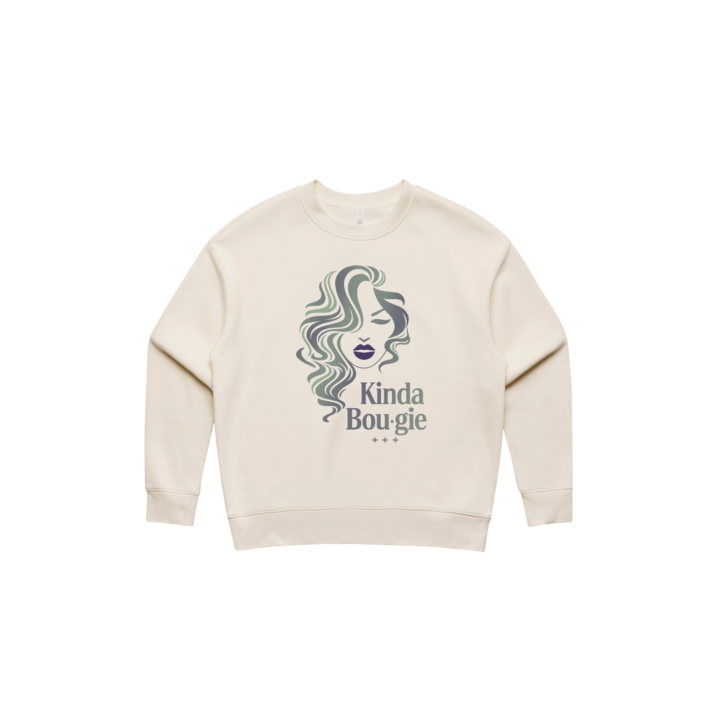 KINDA BOU-GIE City Luxe Relax Crewneck-WOMEN'S