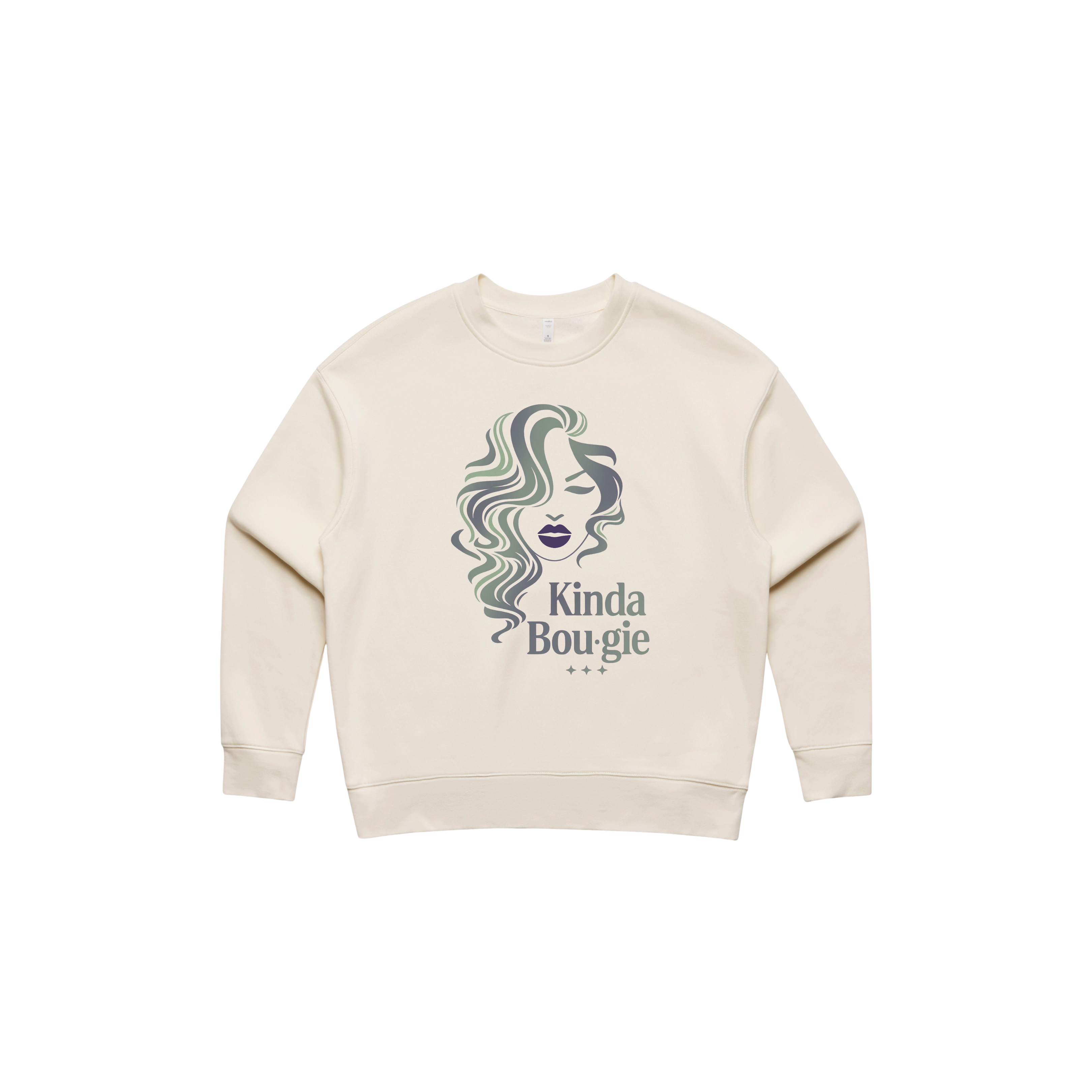 KINDA BOU-GIE City Luxe Relax Crewneck-WOMEN'S