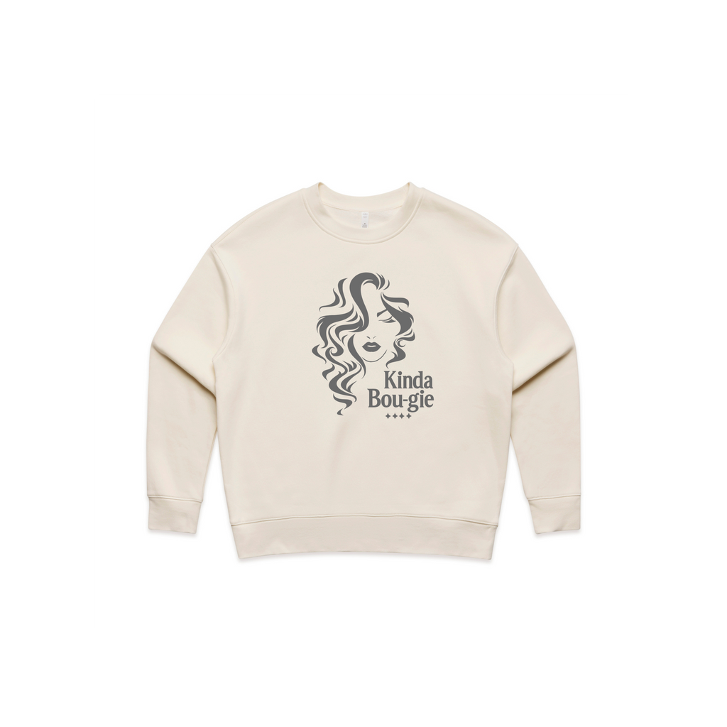 KINDA BOU-GIE City Luxe Relax Crewneck-WOMEN'S