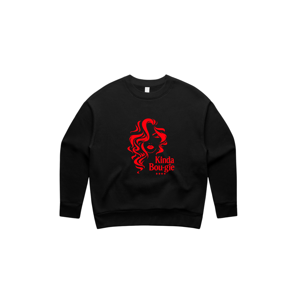 KINDA BOU-GIE City Luxe Relax Crewneck-WOMEN'S