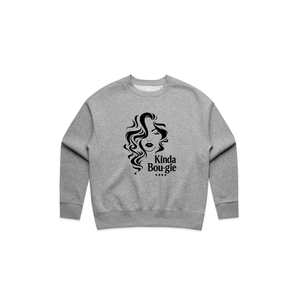 KINDA BOU-GIE City Luxe Relax Crewneck-WOMEN'S