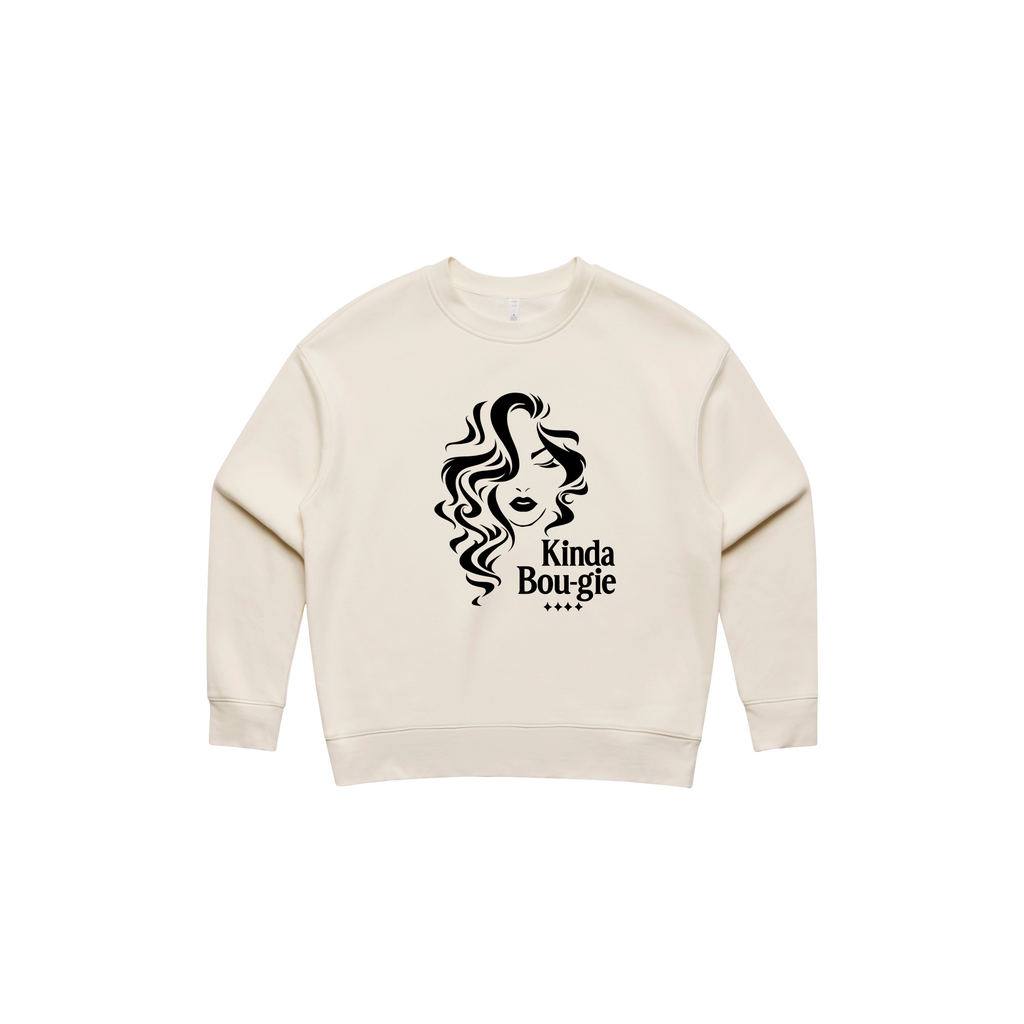 KINDA BOU-GIE City Luxe Relax Crewneck-WOMEN'S