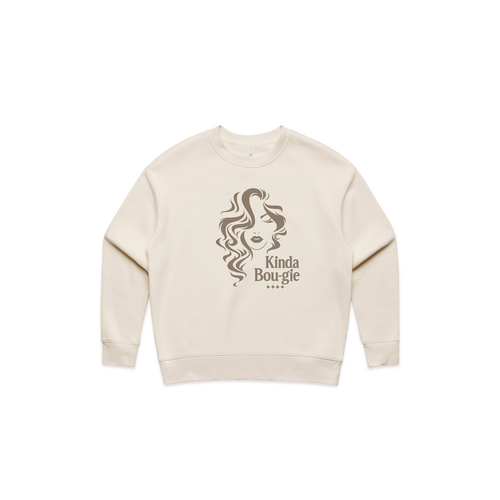 KINDA BOU-GIE City Luxe Relax Crewneck-WOMEN'S