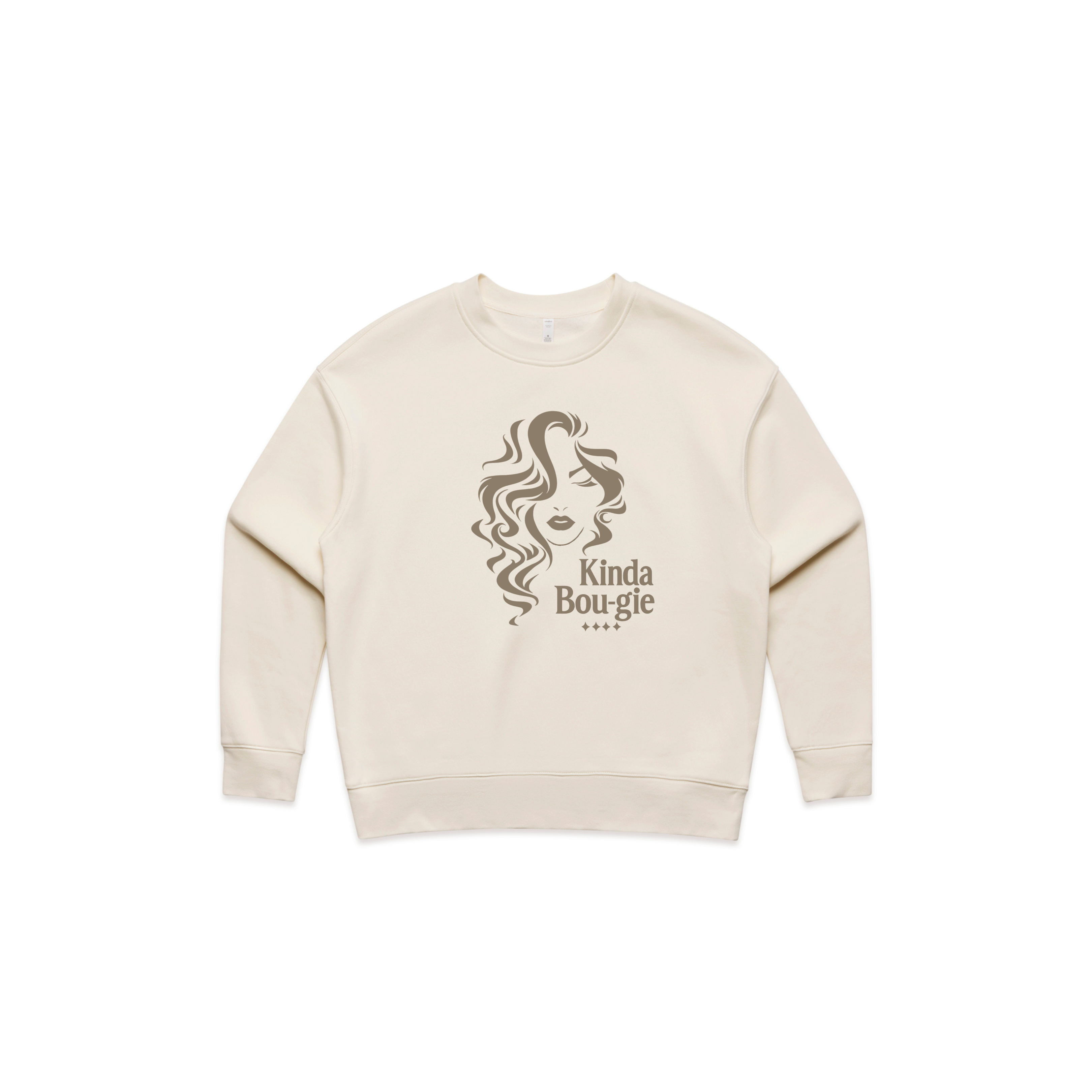 KINDA BOU-GIE City Luxe Relax Crewneck-WOMEN'S