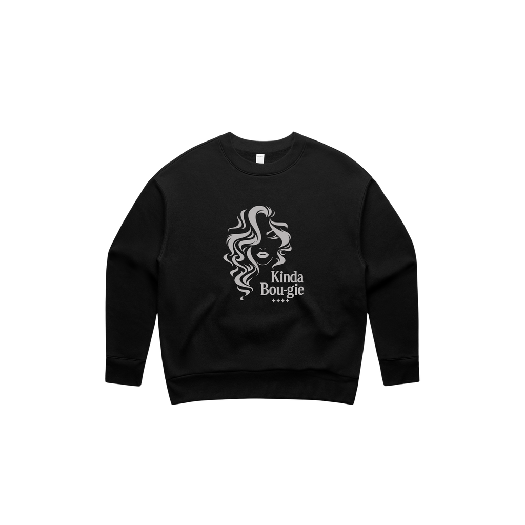 KINDA BOU-GIE City Luxe Relax Crewneck-WOMEN'S