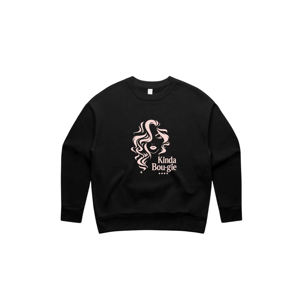 KINDA BOU-GIE City Luxe Relax Crewneck-WOMEN'S