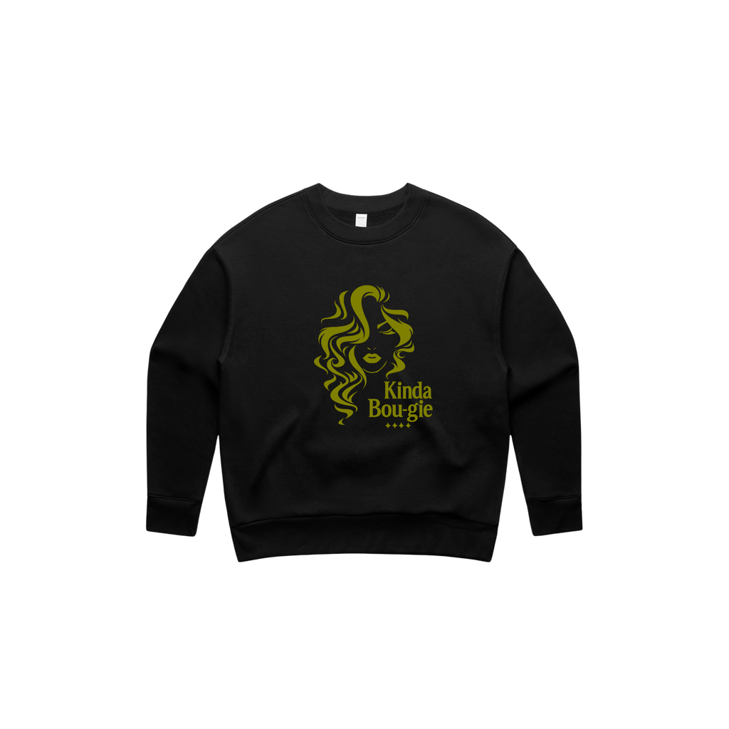 KINDA BOU-GIE City Luxe Relax Crewneck-WOMEN'S