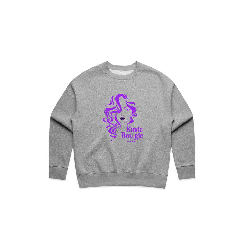 KINDA BOU-GIE City Luxe Relax Crewneck-WOMEN'S