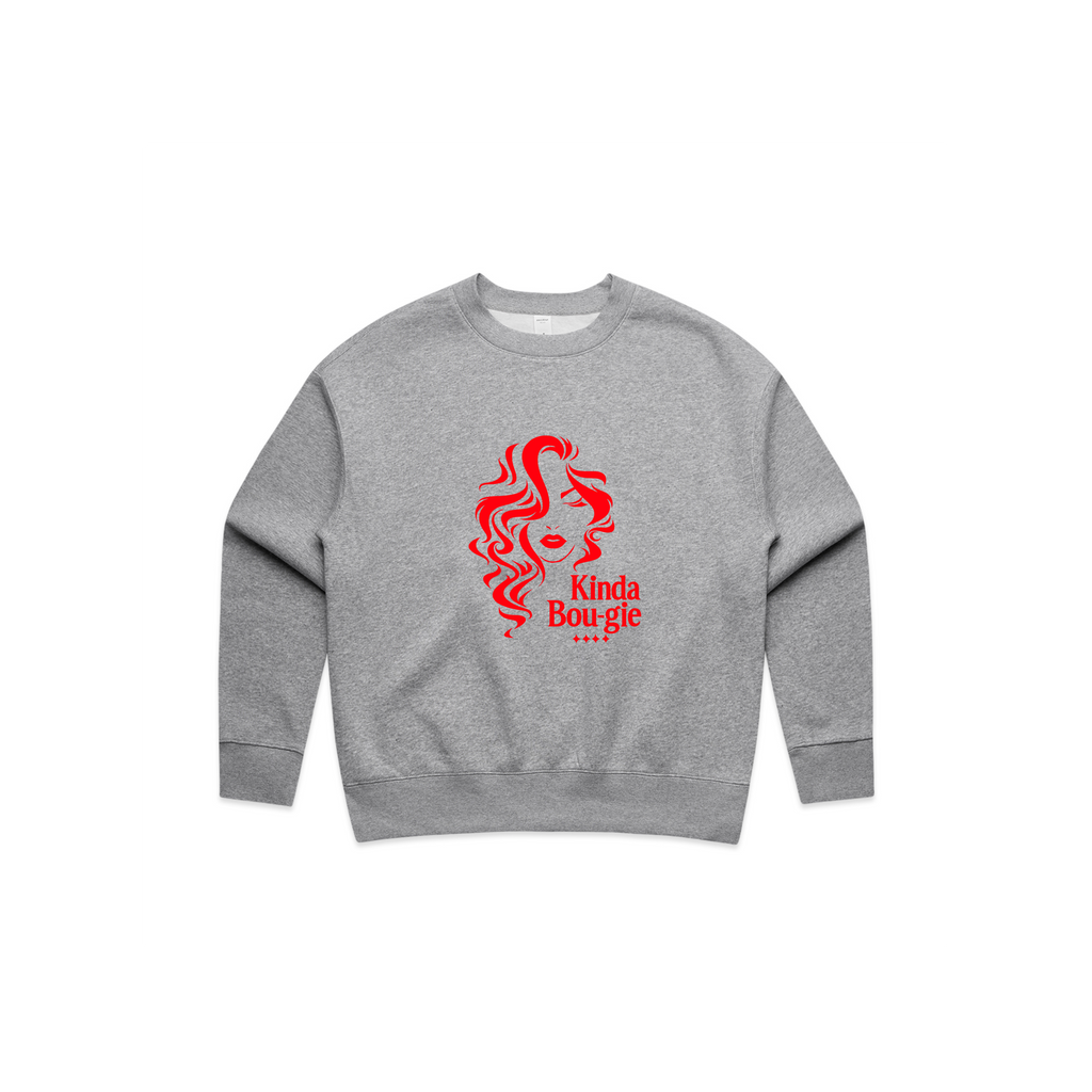 KINDA BOU-GIE City Luxe Relax Crewneck-WOMEN'S