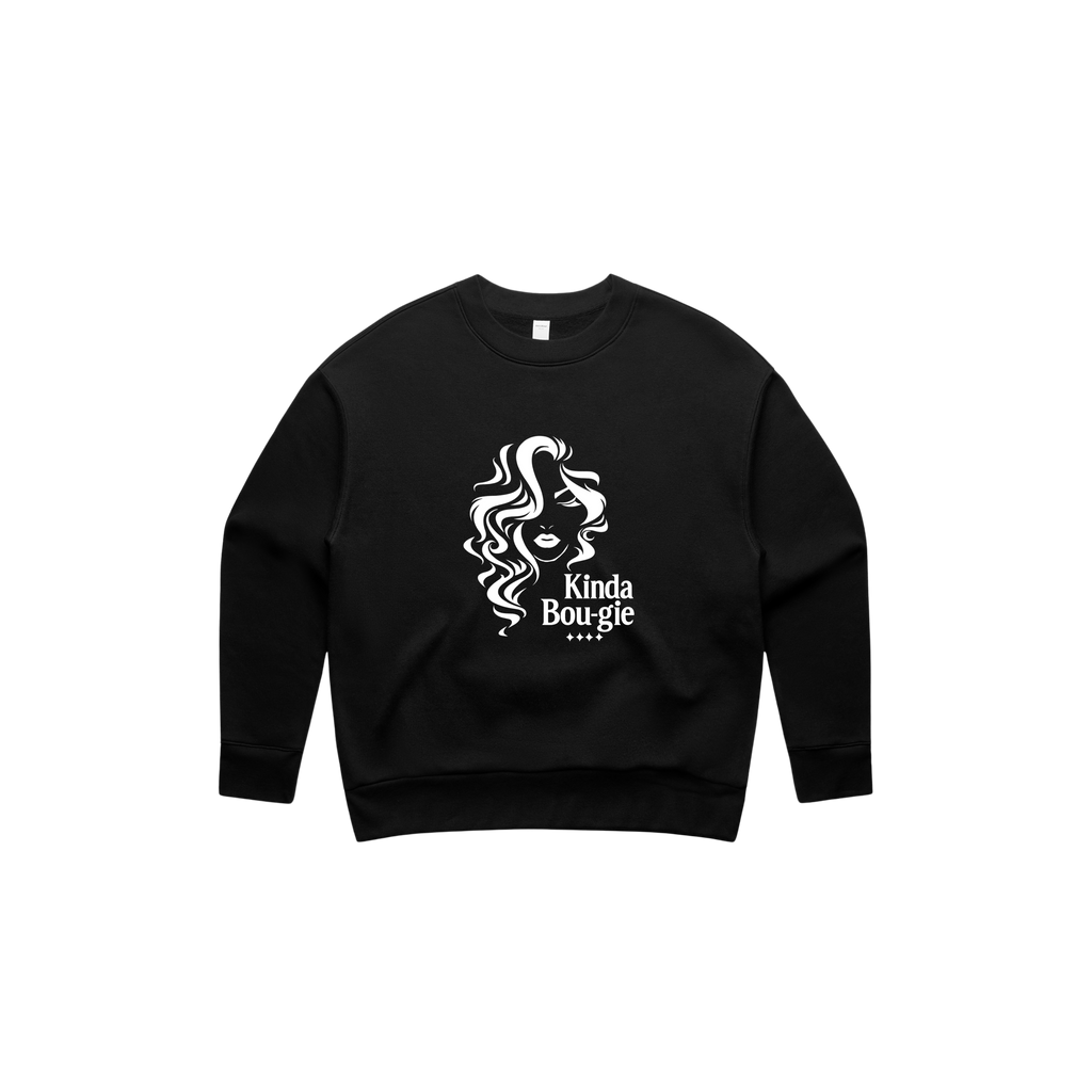KINDA BOU-GIE City Luxe Relax Crewneck-WOMEN'S