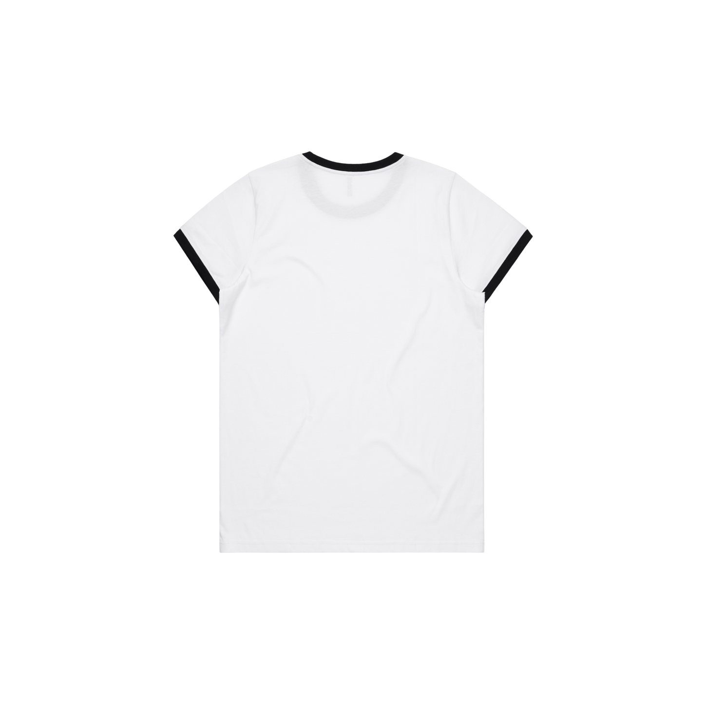 KINDA BOU-GIE WOMEN'S QUIET FLEX WHITE RINGER Tee