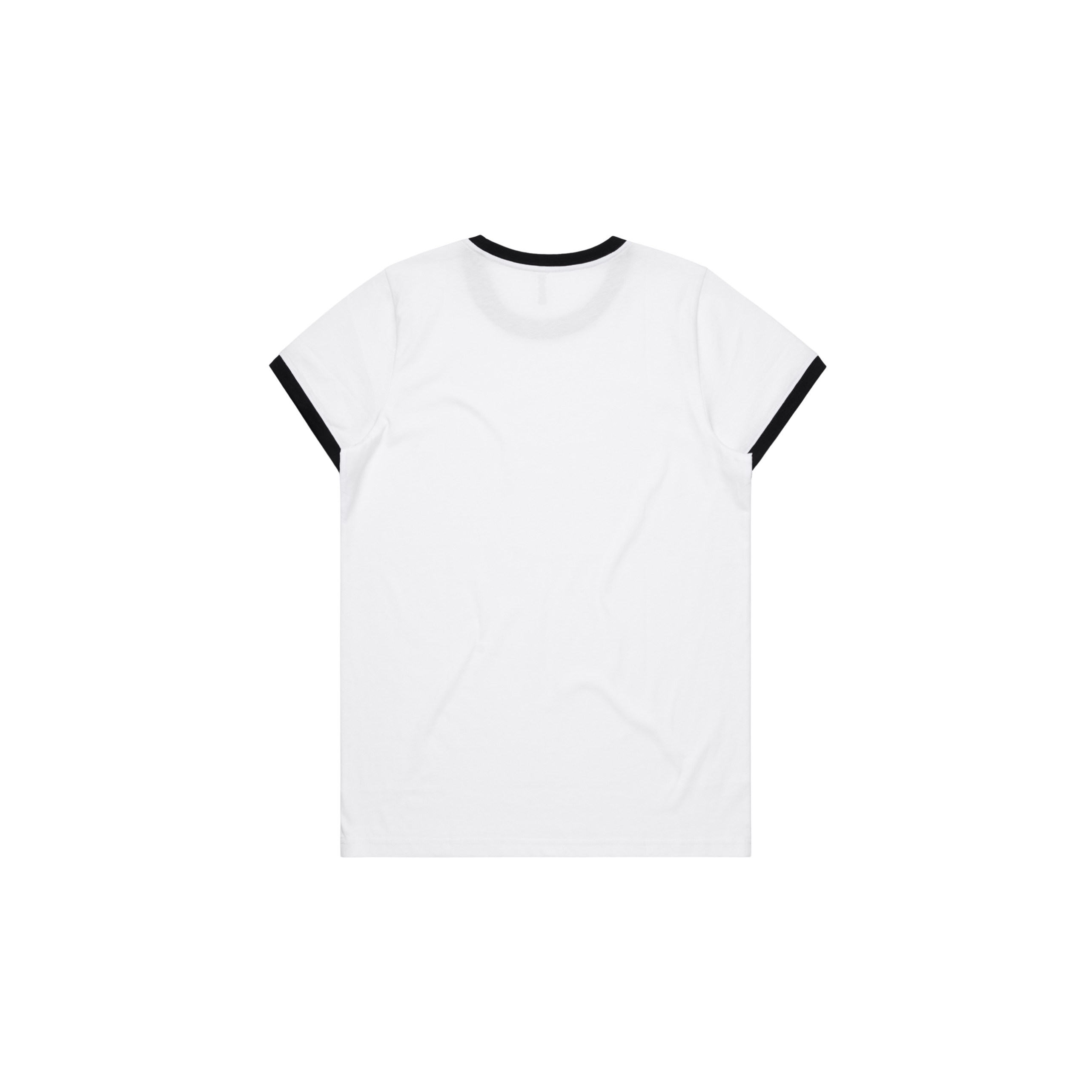 Kinda Bou-GIE QUIET FLEX WHITE RINGER Tee-WOMEN'S