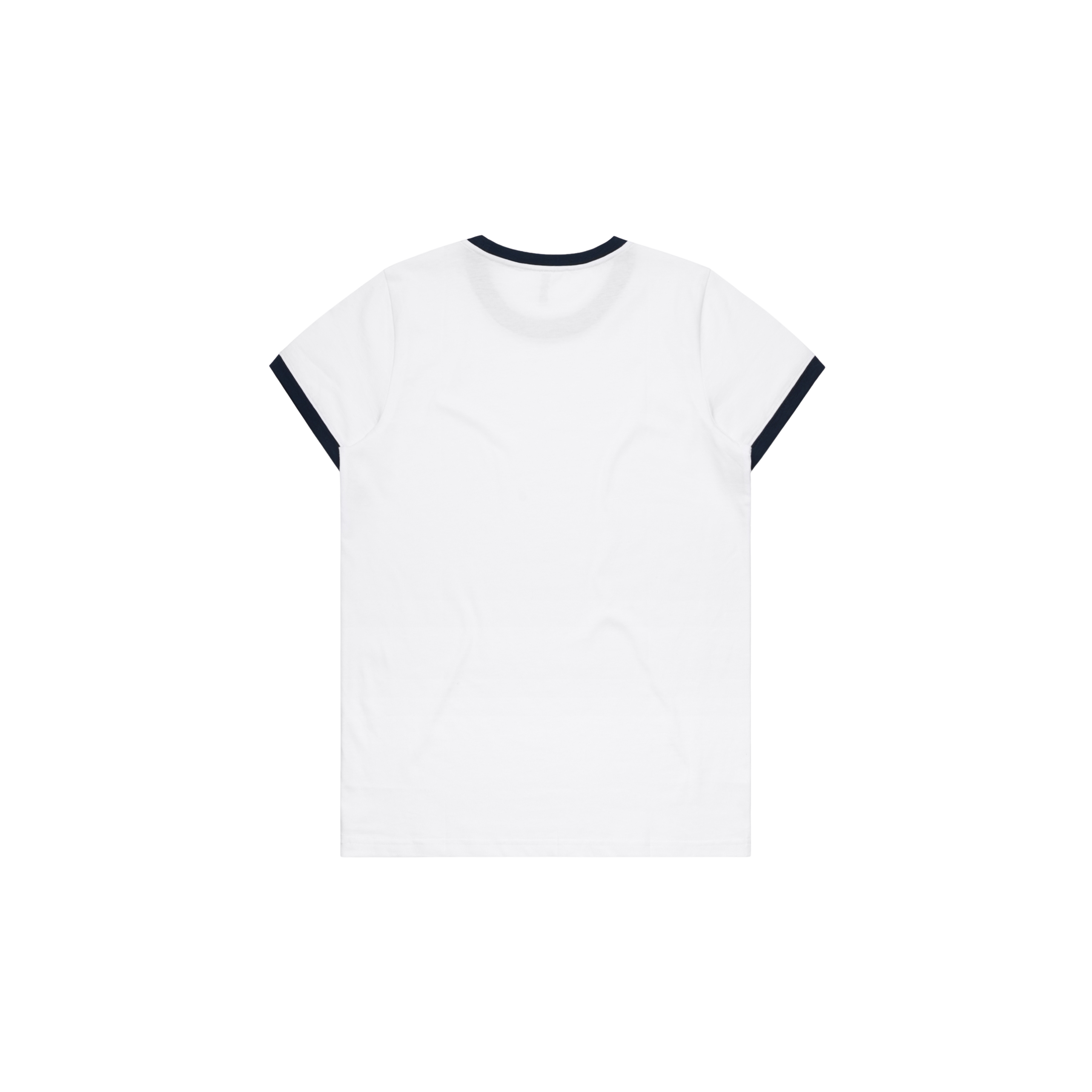 Kinda Bou-GIE QUIET FLEX WHITE RINGER Tee-WOMEN'S