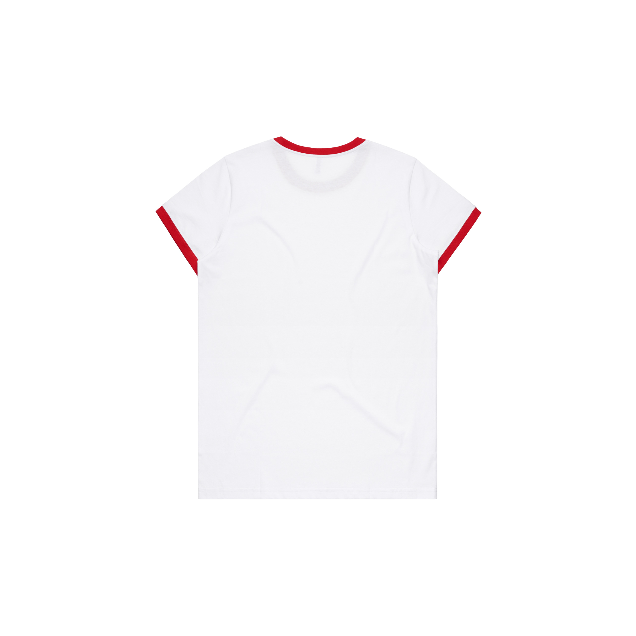 KINDA BOU-GIE WOMEN'S QUIET FLEX WHITE RINGER Tee