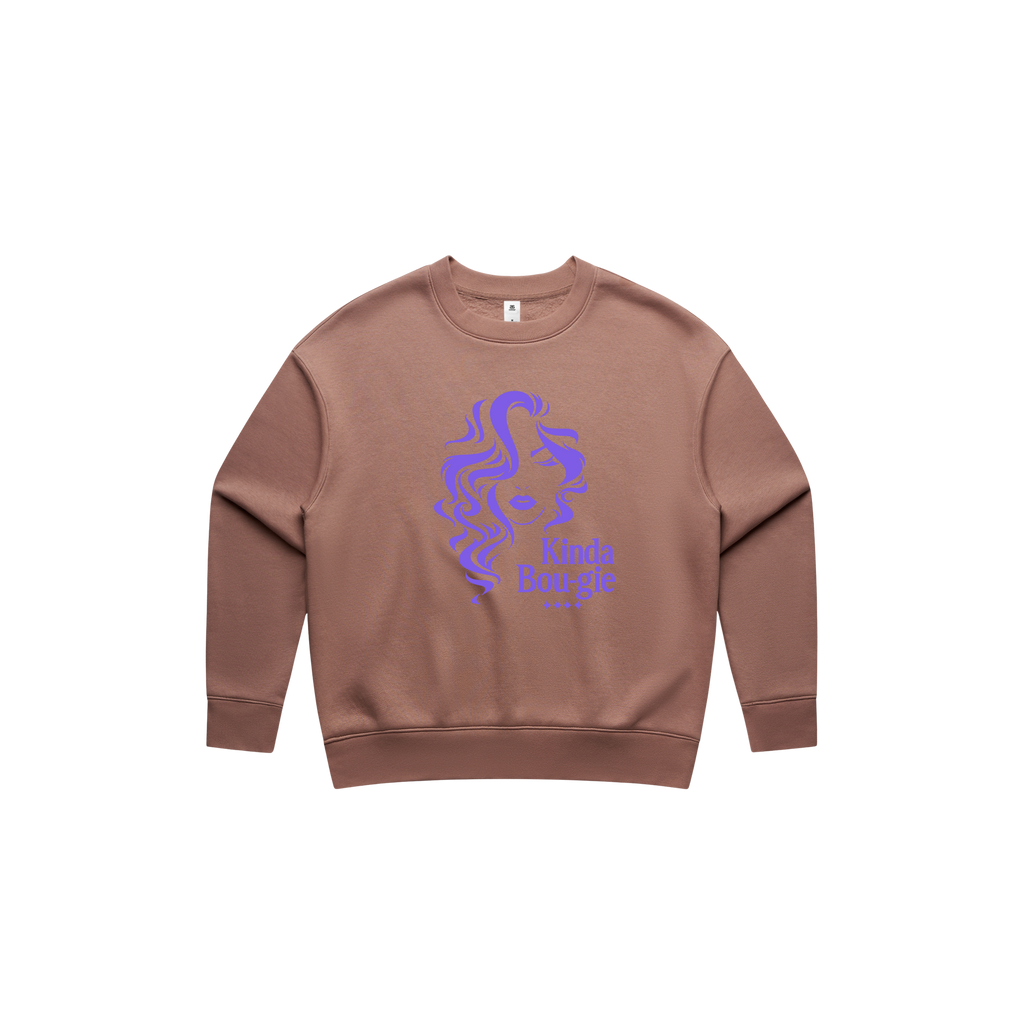 KINDA BOU-GIE City Luxe Relax Crewneck-WOMEN'S