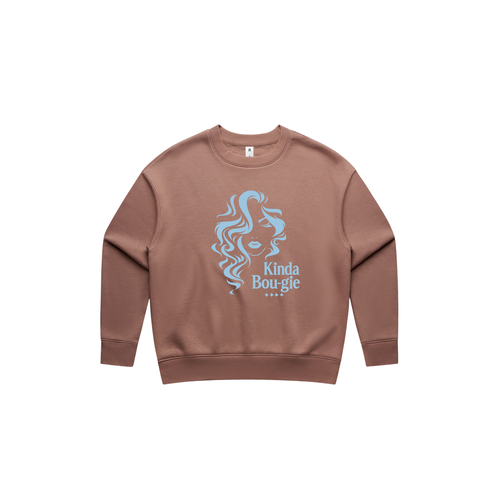 KINDA BOU-GIE City Luxe Relax Crewneck-WOMEN'S