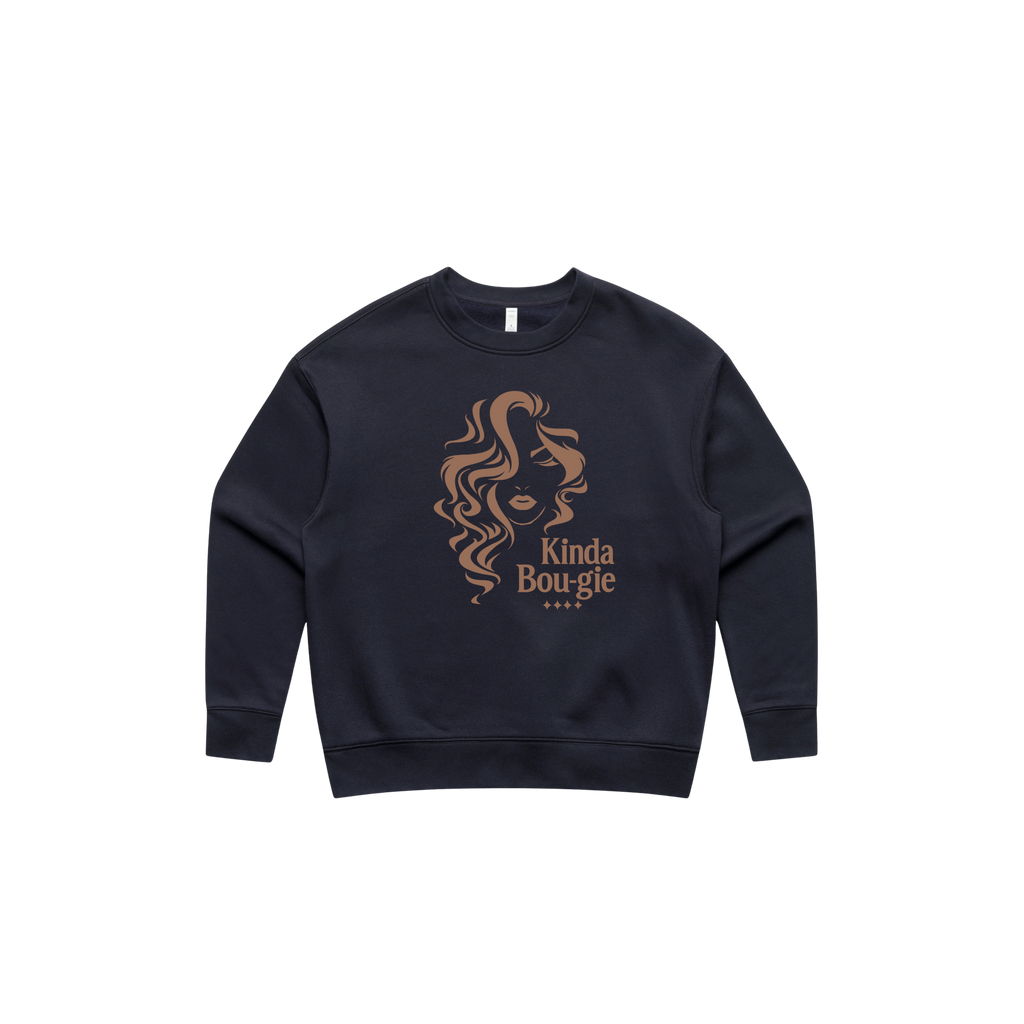 KINDA BOU-GIE City Luxe Relax Crewneck-WOMEN'S