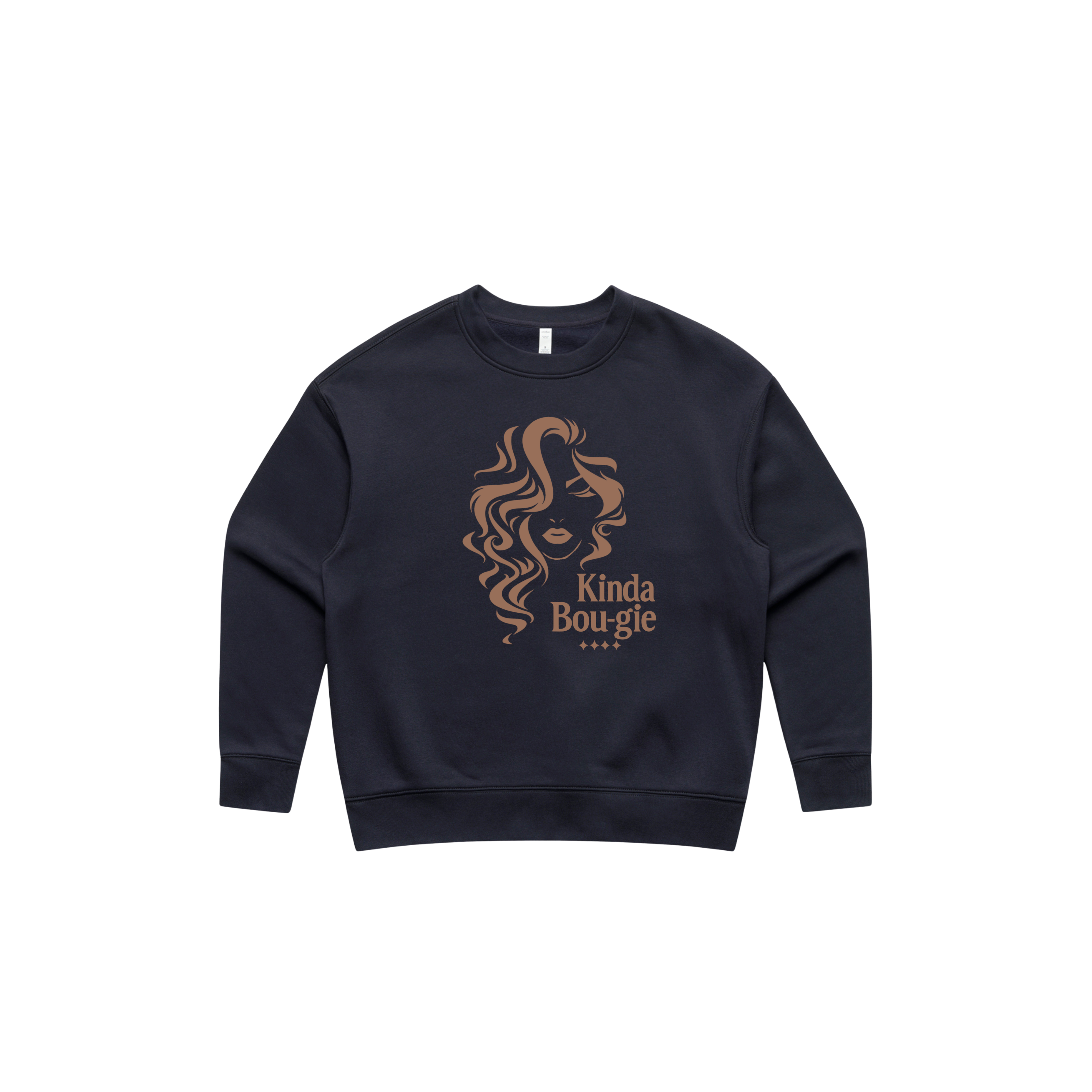 KINDA BOU-GIE City Luxe Relax Crewneck-WOMEN'S