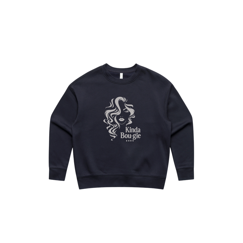 KINDA BOU-GIE City Luxe Relax Crewneck-WOMEN'S