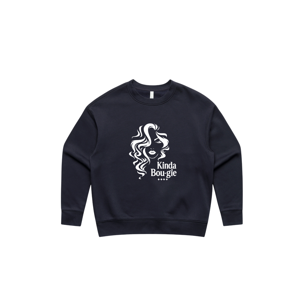 KINDA BOU-GIE City Luxe Relax Crewneck-WOMEN'S
