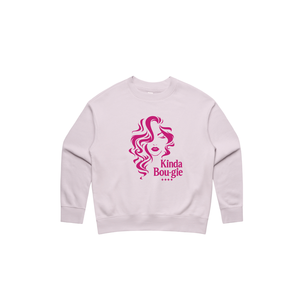 KINDA BOU-GIE City Luxe Relax Crewneck-WOMEN'S