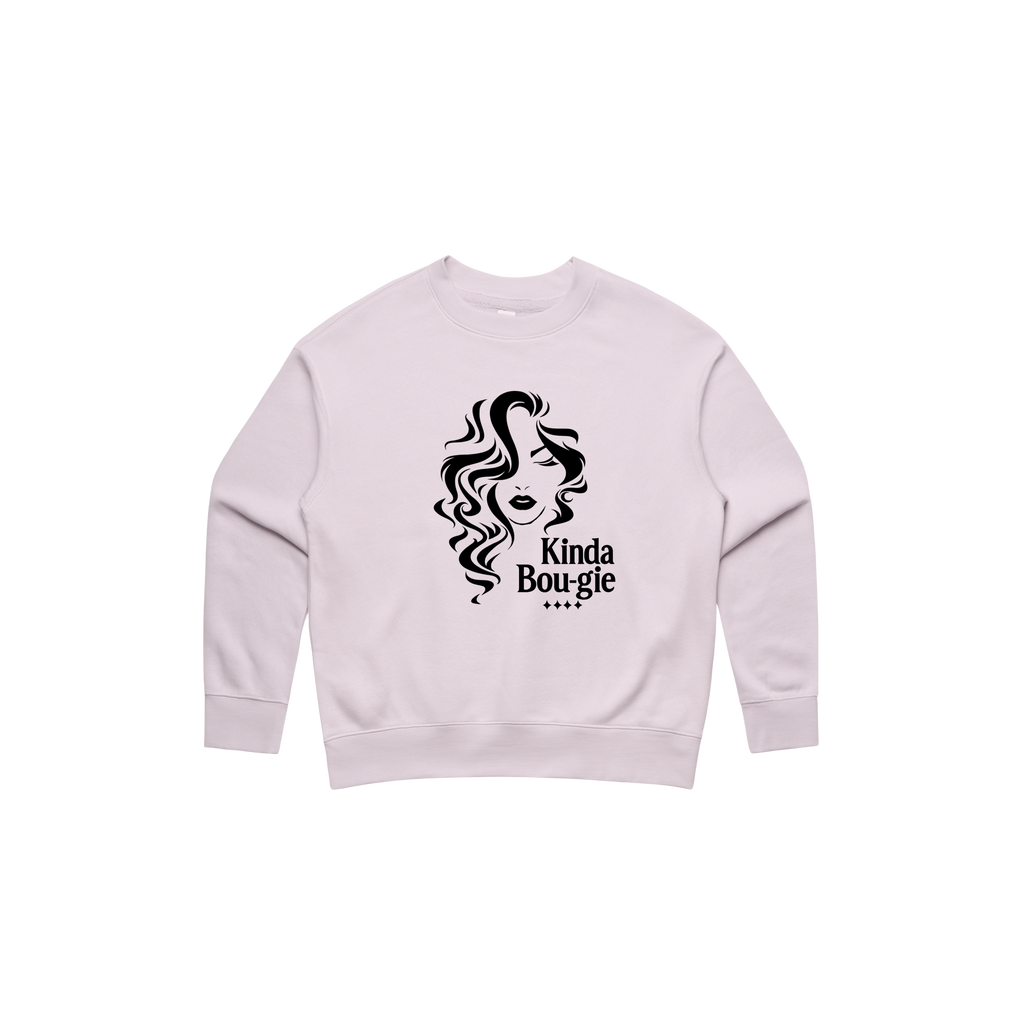 KINDA BOU-GIE City Luxe Relax Crewneck-WOMEN'S